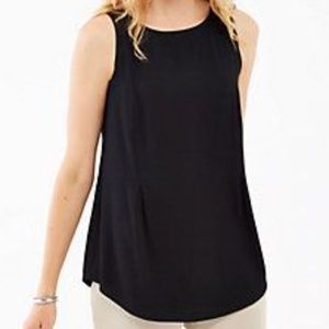 Old Navy Black Luxe High-Neck Swing Tank